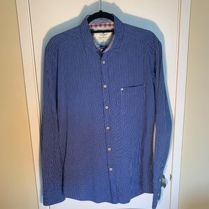 Gulf Bird Men's casual Shirt Slim Fit Blue  /NEW/